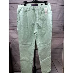 Gloria Vanderbilt size 12 mint green NWT jeans - 2437‎